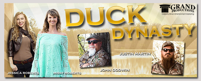 book a celebrity duck dynasty event