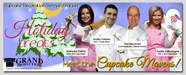 book a celebrity christmas cooking event